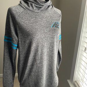 Nike Carolina Panthers Funnel Neck Performance Long Sleeve Pullover - SzS